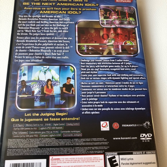 American Idol: Encore [karaoke Revolution Presents] Ps2 Playstation 2 - Picture 3 of 9